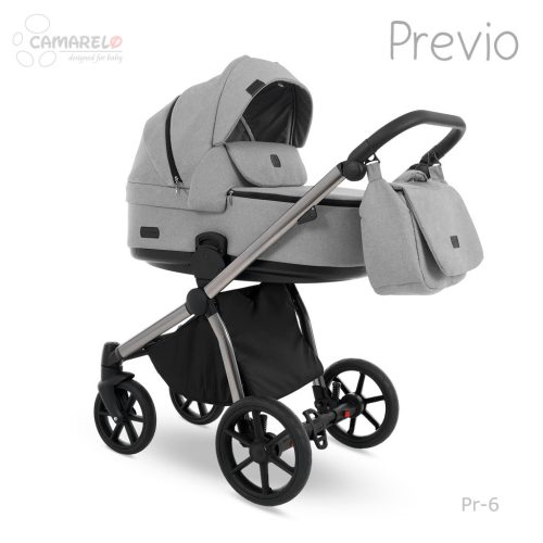 Camarelo Previo multifunkciós babakocsi 3in1 -06 Szürke