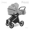 Camarelo Previo multifunkciós babakocsi 3in1 -06 Szürke