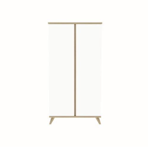 Sienna White 2 osztású szekrény