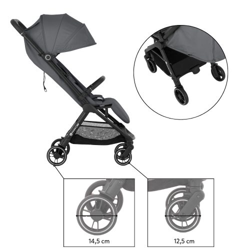 PETITE&MARS Zip sportbabakocsi Smoky Anthracite