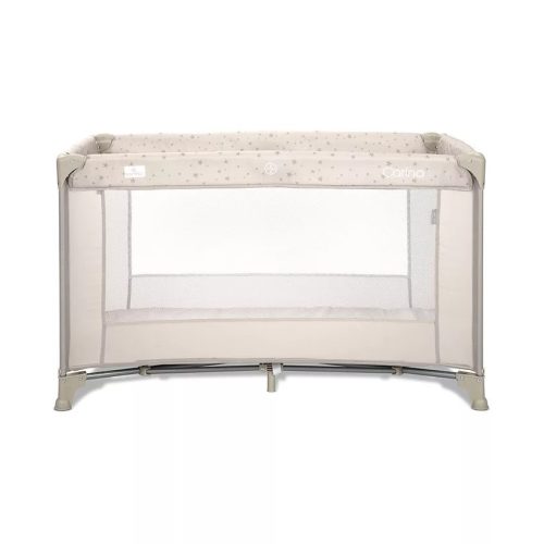 Lorelli Carina 1 fix utazóágy - Beige Stars