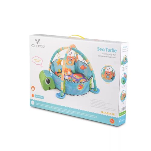 Cangaroo Sea Turtle Teknős játszószőnyeg 30 db labdával