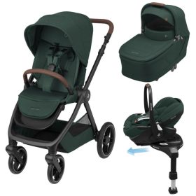   MAXI-COSI Oxford Plus 4in1 babakocsi Pebble 360 Pro hordozóval Twillic Green 