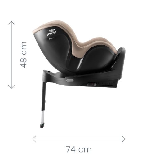 BRITAX RöMER Dualfix Pro M Style gyerekülés 61-105cm Teak