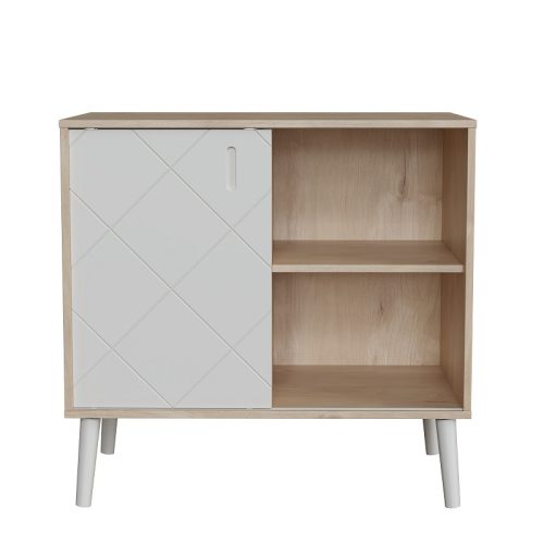 Peak Natural Oak & White Komód