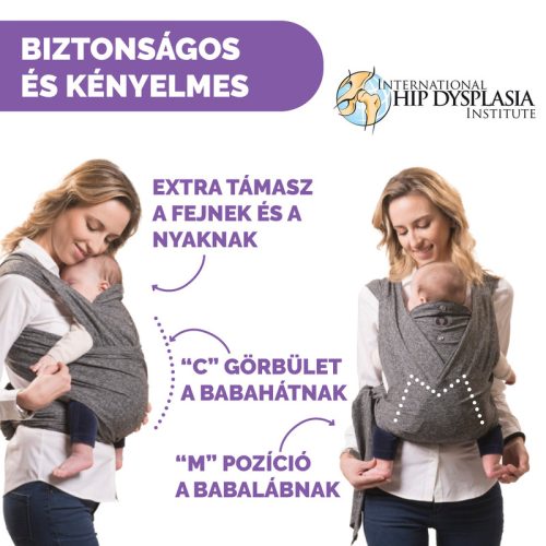 Chicco Boppy ® Comfyfit™ Evolution hordozókendő 3,5 kg -15 kg - Blue