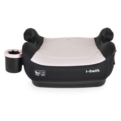 CANGAROO I-SWIFT ISOFIX ülésmagasító 125-150cm pohártartóval, hevederrel Pink