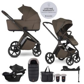   EASYWALKER Babakocsi szett 4 az 1-ben Zoey Go Chestnut Brown  XXL Limited + CBX Aton B2 i-Size + Bázis