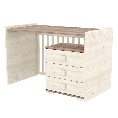 Timba Viki Multi Kombi gyermekágy - Krém/Fűz