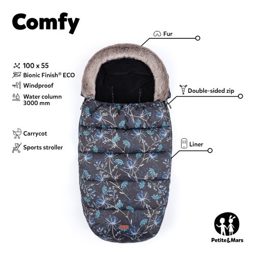PETITE&MARS Bundazsák Comfy 4in1 Elegant Caramel/Beige
