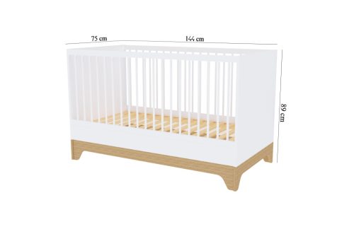 Lumina White átalakítható 140-es babaágy