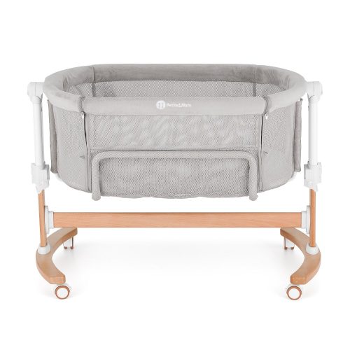 PETITE&MARS Glory 2in1 Állítható gyerekágy ringató funkcióval  Mocha Beige
