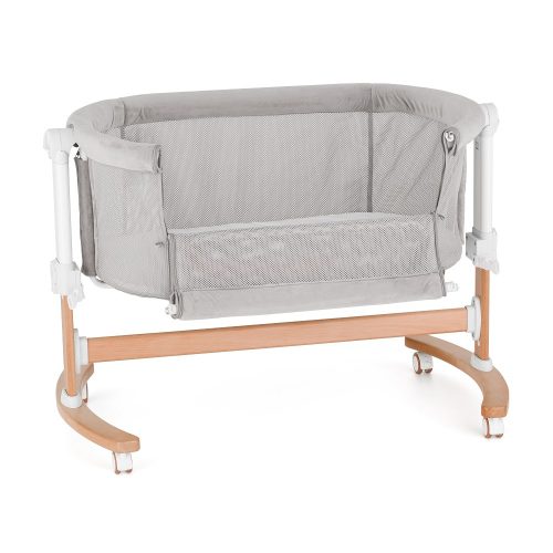 PETITE&MARS Glory 2in1 Állítható gyerekágy ringató funkcióval  Mocha Beige