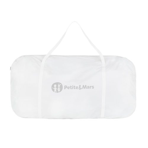 PETITE&MARS Glory 2in1 Állítható gyerekágy ringató funkcióval  Mocha Beige