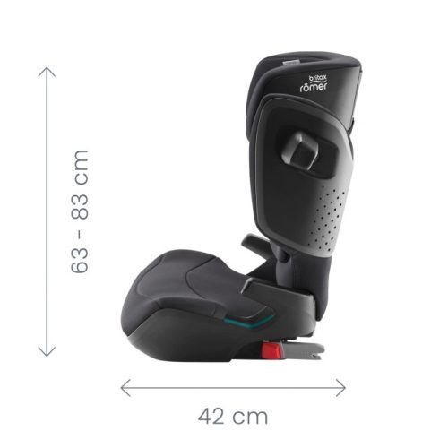 BRITAX RöMER Kidfix Pro Classic gyerekülés 100-150cm Midnight Grey