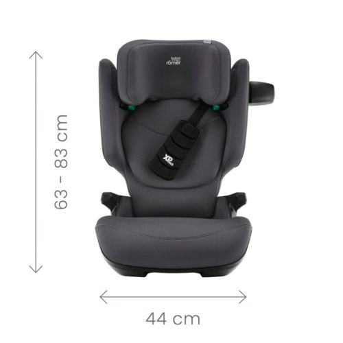 BRITAX RöMER Kidfix Pro Classic gyerekülés 100-150cm Midnight Grey