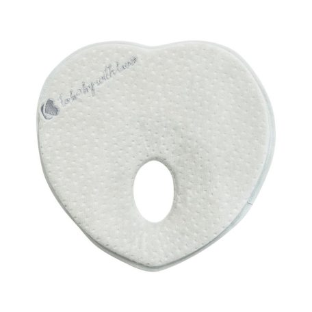 Kikkaboo párna laposfejűség elleni memóriahabos ergonomikus Szív alakú velvet