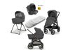 Inglesina Aptica XT Darwin Recline 4v1 kombinált babakocsi  Magnet Grey 