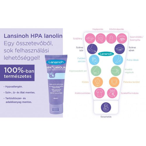 Lansinoh bimbóvédő krém HPA Lanolin # 40 ml
