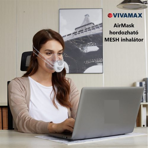 Vivamax Hordozható Mesh inhalátor, AirMask GYV29V