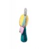 BabyOno csörgő Rainbow flower plüss virág 609