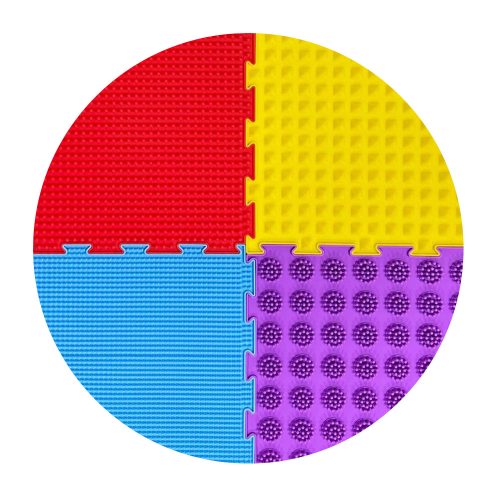 VivaFit Szenzoros masszázsszőnyeg szett (8 darabos)  GYVSZMSZ