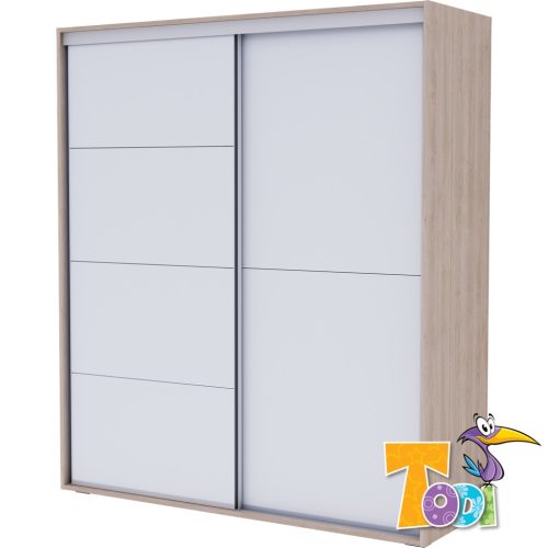 Todi Classic Tolóajtós gardróbszekrény - 200 cm