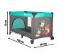 Petite&Mars Utazóágy Koot 921461# Fox Aqua