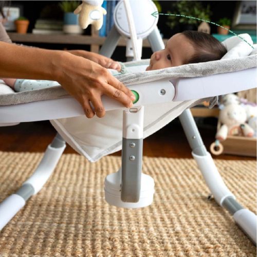 INGENUITY Rezgő hinta dallamokkal Dual-Direction AnyWay Sway™ Spruce™ 0+, 9 kg-ig