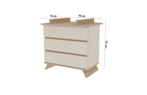Sienna Cashmere komód + toldalék komódhoz
