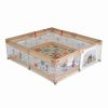 MONI GAMEZONE járóka szőnyeggel, 60 labdával 180x200 BÉZS