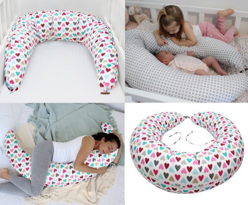 Scamp Formázott gombosvégű multifunkciós párna /ColorfulHeart