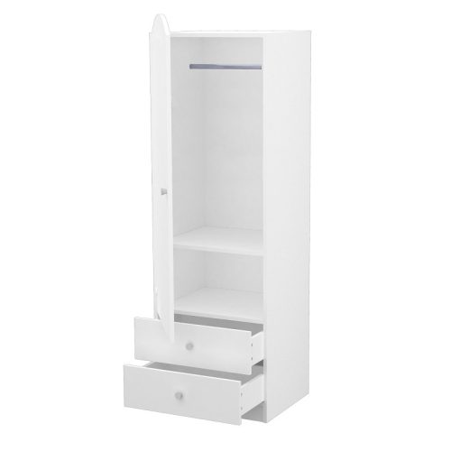 Timba Félix Álló szekrény balos – Fehér/Csillagos