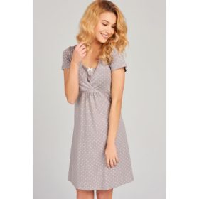 Muzzy kismama szoptatós hálóing # dolomit