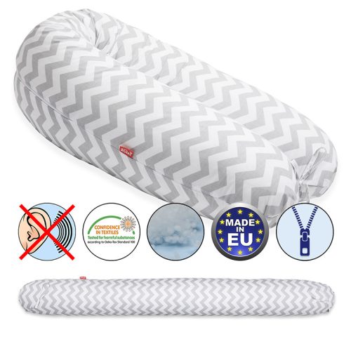Scamp Formázható univerzális szoptatós párna /ZigzagGreyWhite 