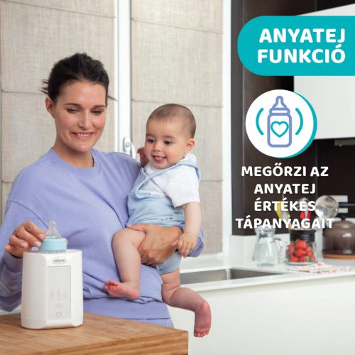 Chicco cumisüveg-melegítő Home-Travel otthonra és autóba adapterrel