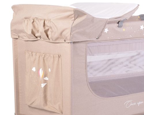 Cangaroo Once upon3 2 szintes utazóágy zenélő játékkal, pelenkázós farmer