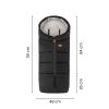 PETITE&MARS Állítható bundazsák 3in1 Jibot Charcoal Grey