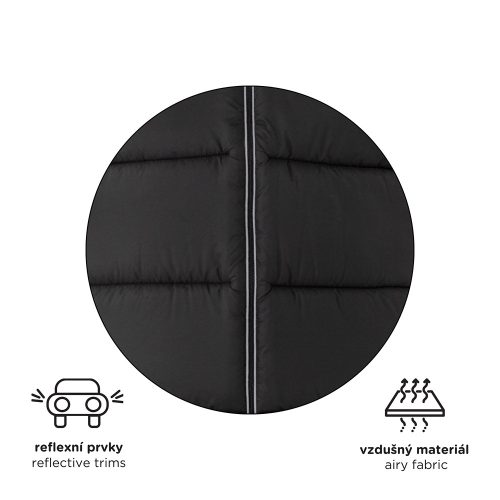 PETITE&MARS Állítható bundazsák 3in1 Jibot Charcoal Grey