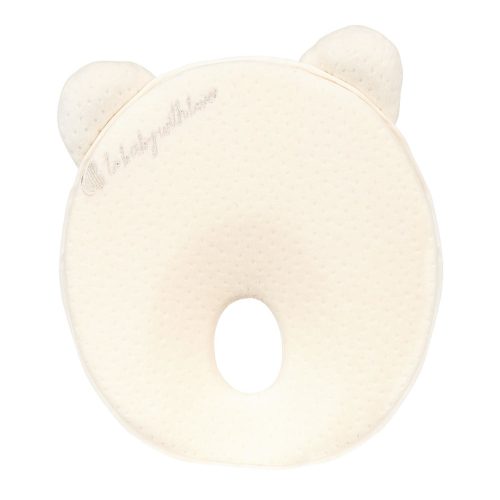 Kikkaboo párna laposfejűség elleni memóriahabos ergonomikus Mackó alakú velvet