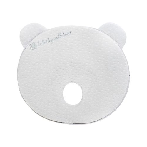 Kikkaboo párna laposfejűség elleni memóriahabos ergonomikus Mackó alakú velvet