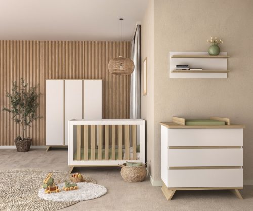 Sienna White komód + pelenkázó toldalék