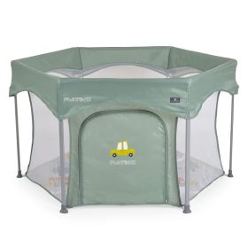 Cangaroo Playbox utazó járóka 6szögletű ZÖLD