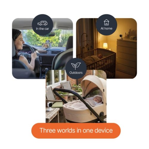 ZOPA Home & Car 3in1 digitális kamerás bébiőr ZOP056660