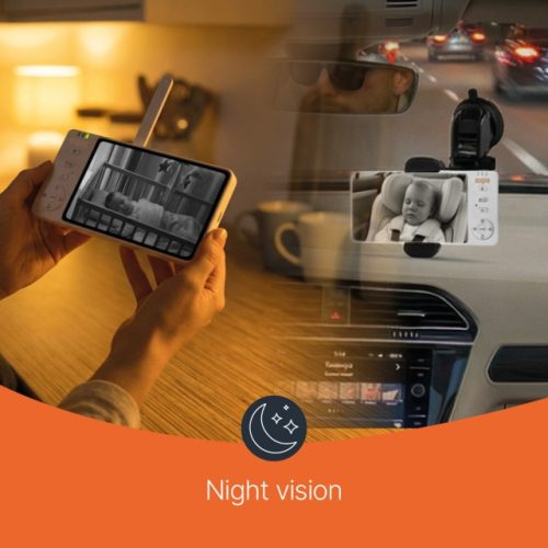 ZOPA Home & Car 3in1 digitális kamerás bébiőr ZOP056660