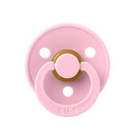   BIBS játszócumi – Colour natúr kaucsuk 0-6 hó babarózsaszín 1 db