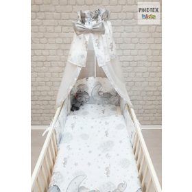   Pihe-Tex 4 részes babaágynemű szett levehető huzattal (582/Sz)