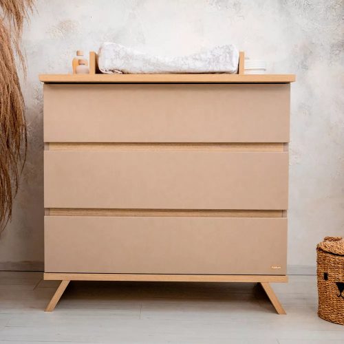 Sienna Cappuccino komód pelenkázó toldalékkal