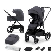   KINDERKRAFT Nea 2:1 Kombinált babakocsi - Deep Grey, Premium