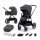KINDERKRAFT Nea 2:1 Kombinált babakocsi - Deep Grey, Premium